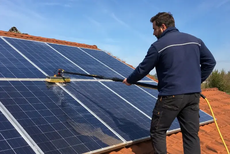 Nettoyage et entretien de panneaux solaires à Frossay